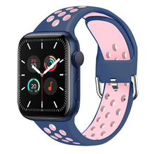 Load image into Gallery viewer, Strap for Apple Watch Band Se 40mm 44mm/42mm/38mm Accessories Silicone Belt Sport Bracelet on iWatch Series 6 5 4 3 21 Watchband
