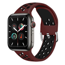 Load image into Gallery viewer, Strap for Apple Watch Band Se 40mm 44mm/42mm/38mm Accessories Silicone Belt Sport Bracelet on iWatch Series 6 5 4 3 21 Watchband