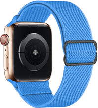 Load image into Gallery viewer, Scrunchie Strap for Apple watch band 44mm 40mm 38mm 42mm Adjustable Elastic Nylon solo Loop bracelet iWatch series 3 4 5 6 se