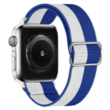 Load image into Gallery viewer, Scrunchie Strap for Apple watch band 44mm 40mm 38mm 42mm Adjustable Elastic Nylon solo Loop bracelet iWatch series 3 4 5 6 se
