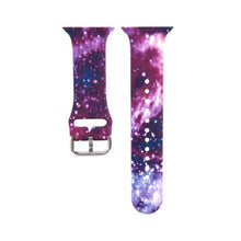 Load image into Gallery viewer, Strap for Apple Watch Band 44MM 40MM 38MM 42MM Floral Leopard Printing Silicone Bracelet Belt for iWatch Series 7 6 SE 5 4 3 2