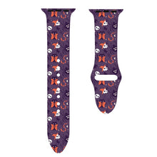Load image into Gallery viewer, Strap for Apple Watch Band 44MM 40MM 38MM 42MM Floral Leopard Printing Silicone Bracelet Belt for iWatch Series 7 6 SE 5 4 3 2
