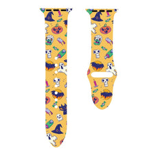 Load image into Gallery viewer, Strap for Apple Watch Band 44MM 40MM 38MM 42MM Floral Leopard Printing Silicone Bracelet Belt for iWatch Series 7 6 SE 5 4 3 2