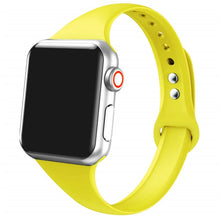 Load image into Gallery viewer, Slim strap for Apple watch band 44mm 40mm 38mm 42mm 44 mm soft Silicone wrsit belt correa bracelet iWatch serie 5 4 3 se 6 band