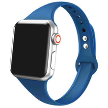 Load image into Gallery viewer, Slim strap for Apple watch band 44mm 40mm 38mm 42mm 44 mm soft Silicone wrsit belt correa bracelet iWatch serie 5 4 3 se 6 band