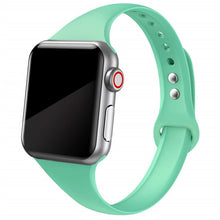 Load image into Gallery viewer, Slim strap for Apple watch band 44mm 40mm 38mm 42mm 44 mm soft Silicone wrsit belt correa bracelet iWatch serie 5 4 3 se 6 band