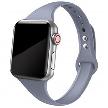 Load image into Gallery viewer, Slim strap for Apple watch band 44mm 40mm 38mm 42mm 44 mm soft Silicone wrsit belt correa bracelet iWatch serie 5 4 3 se 6 band