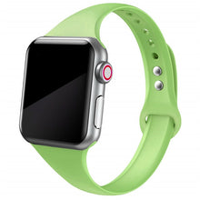 Load image into Gallery viewer, Slim strap for Apple watch band 44mm 40mm 38mm 42mm 44 mm soft Silicone wrsit belt correa bracelet iWatch serie 5 4 3 se 6 band