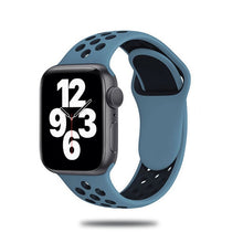 Load image into Gallery viewer, Sport Strap For Apple Watch Band 6 SE 5 4 44mm 40mm Silicone Breathable Belt Bracelet to iWatch Watchband Series 54321 38mm 42mm