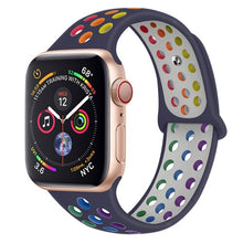 Load image into Gallery viewer, strap for Apple watch band 44mm 42mm 45mm iwatch band 38mm 40mm 41mm silicone bracelet apple watch 7/6/5/4/3/2/SE watchband