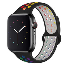 Load image into Gallery viewer, strap for Apple watch band 44mm 42mm 45mm iwatch band 38mm 40mm 41mm silicone bracelet apple watch 7/6/5/4/3/2/SE watchband