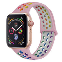 Load image into Gallery viewer, strap for Apple watch band 44mm 42mm 45mm iwatch band 38mm 40mm 41mm silicone bracelet apple watch 7/6/5/4/3/2/SE watchband