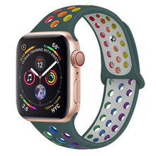 Load image into Gallery viewer, strap for Apple watch band 44mm 42mm 45mm iwatch band 38mm 40mm 41mm silicone bracelet apple watch 7/6/5/4/3/2/SE watchband