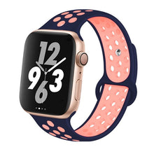 Load image into Gallery viewer, strap for Apple watch band 44mm 42mm 45mm iwatch band 38mm 40mm 41mm silicone bracelet apple watch 7/6/5/4/3/2/SE watchband