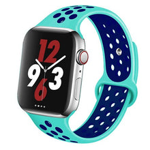 Load image into Gallery viewer, strap for Apple watch band 44mm 42mm 45mm iwatch band 38mm 40mm 41mm silicone bracelet apple watch 7/6/5/4/3/2/SE watchband