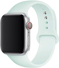 Load image into Gallery viewer, Silicone Strap For apple Watch band 41mm 45mm iWatch band 38mm 40mm 42mm Rubber watchband for apple watch 7 6 5 4 3 se bracelet