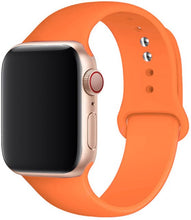 Load image into Gallery viewer, Silicone Strap For apple Watch band 41mm 45mm iWatch band 38mm 40mm 42mm Rubber watchband for apple watch 7 6 5 4 3 se bracelet