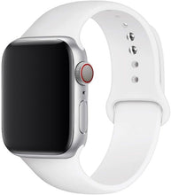 Load image into Gallery viewer, Silicone Strap For apple Watch band 41mm 45mm iWatch band 38mm 40mm 42mm Rubber watchband for apple watch 7 6 5 4 3 se bracelet