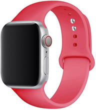 Load image into Gallery viewer, Silicone Strap For apple Watch band 41mm 45mm iWatch band 38mm 40mm 42mm Rubber watchband for apple watch 7 6 5 4 3 se bracelet