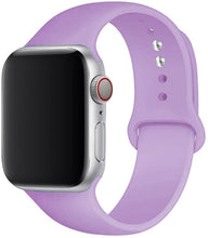 Load image into Gallery viewer, Silicone Strap For apple Watch band 41mm 45mm iWatch band 38mm 40mm 42mm Rubber watchband for apple watch 7 6 5 4 3 se bracelet