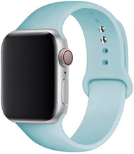 Load image into Gallery viewer, Silicone Strap For apple Watch band 41mm 45mm iWatch band 38mm 40mm 42mm Rubber watchband for apple watch 7 6 5 4 3 se bracelet
