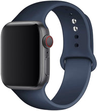 Load image into Gallery viewer, Silicone Strap For apple Watch band 41mm 45mm iWatch band 38mm 40mm 42mm Rubber watchband for apple watch 7 6 5 4 3 se bracelet