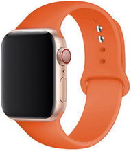 Load image into Gallery viewer, Silicone Strap For apple Watch band 41mm 45mm iWatch band 38mm 40mm 42mm Rubber watchband for apple watch 7 6 5 4 3 se bracelet