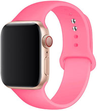 Load image into Gallery viewer, Silicone Strap For apple Watch band 41mm 45mm iWatch band 38mm 40mm 42mm Rubber watchband for apple watch 7 6 5 4 3 se bracelet