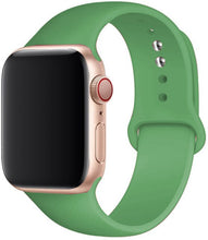 Load image into Gallery viewer, Silicone Strap For apple Watch band 41mm 45mm iWatch band 38mm 40mm 42mm Rubber watchband for apple watch 7 6 5 4 3 se bracelet