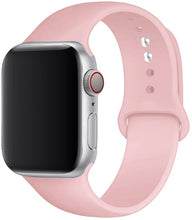 Load image into Gallery viewer, Silicone Strap For apple Watch band 41mm 45mm iWatch band 38mm 40mm 42mm Rubber watchband for apple watch 7 6 5 4 3 se bracelet