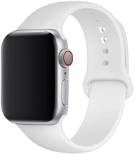 Load image into Gallery viewer, Silicone Strap For apple Watch band 41mm 45mm iWatch band 38mm 40mm 42mm Rubber watchband for apple watch 7 6 5 4 3 se bracelet