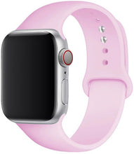 Load image into Gallery viewer, Silicone Strap For apple Watch band 41mm 45mm iWatch band 38mm 40mm 42mm Rubber watchband for apple watch 7 6 5 4 3 se bracelet