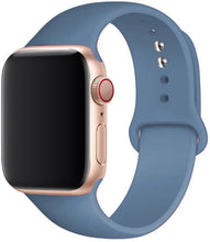 Load image into Gallery viewer, Silicone Strap For apple Watch band 41mm 45mm iWatch band 38mm 40mm 42mm Rubber watchband for apple watch 7 6 5 4 3 se bracelet