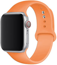 Load image into Gallery viewer, Silicone Strap For apple Watch band 41mm 45mm iWatch band 38mm 40mm 42mm Rubber watchband for apple watch 7 6 5 4 3 se bracelet