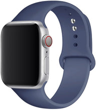 Load image into Gallery viewer, Silicone Strap For apple Watch band 41mm 45mm iWatch band 38mm 40mm 42mm Rubber watchband for apple watch 7 6 5 4 3 se bracelet