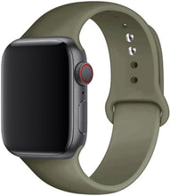 Load image into Gallery viewer, Silicone Strap For apple Watch band 41mm 45mm iWatch band 38mm 40mm 42mm Rubber watchband for apple watch 7 6 5 4 3 se bracelet