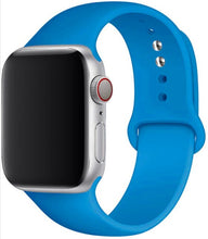 Load image into Gallery viewer, Silicone Strap For apple Watch band 41mm 45mm iWatch band 38mm 40mm 42mm Rubber watchband for apple watch 7 6 5 4 3 se bracelet