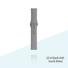 Load image into Gallery viewer, Silicone Strap For Apple Watch Bracelet 44mm 40mm 38mm 42 Mm Watchband For Apple Watch Band Correa Iwatch Series 6 Se 5 4 3 7