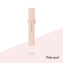 Load image into Gallery viewer, Silicone Strap For Apple Watch Bracelet 44mm 40mm 38mm 42 Mm Watchband For Apple Watch Band Correa Iwatch Series 6 Se 5 4 3 7