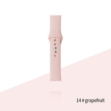 Load image into Gallery viewer, Silicone Strap For Apple Watch Bracelet 44mm 40mm 38mm 42 Mm Watchband For Apple Watch Band Correa Iwatch Series 6 Se 5 4 3 7
