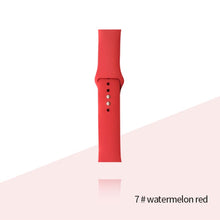 Load image into Gallery viewer, Silicone Strap For Apple Watch Bracelet 44mm 40mm 38mm 42 Mm Watchband For Apple Watch Band Correa Iwatch Series 6 Se 5 4 3 7