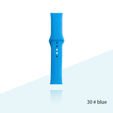 Load image into Gallery viewer, Silicone Strap For Apple Watch Bracelet 44mm 40mm 38mm 42 Mm Watchband For Apple Watch Band Correa Iwatch Series 6 Se 5 4 3 7