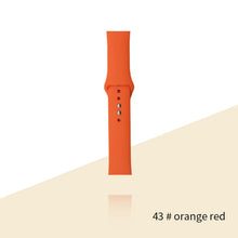 Load image into Gallery viewer, Silicone Strap For Apple Watch Bracelet 44mm 40mm 38mm 42 Mm Watchband For Apple Watch Band Correa Iwatch Series 6 Se 5 4 3 7