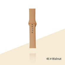 Load image into Gallery viewer, Silicone Strap For Apple Watch Bracelet 44mm 40mm 38mm 42 Mm Watchband For Apple Watch Band Correa Iwatch Series 6 Se 5 4 3 7