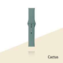 Load image into Gallery viewer, Silicone Strap For Apple Watch Bracelet 44mm 40mm 38mm 42 Mm Watchband For Apple Watch Band Correa Iwatch Series 6 Se 5 4 3 7