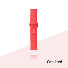 Load image into Gallery viewer, Silicone Strap For Apple Watch Bracelet 44mm 40mm 38mm 42 Mm Watchband For Apple Watch Band Correa Iwatch Series 6 Se 5 4 3 7