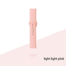 Load image into Gallery viewer, Silicone Strap For Apple Watch Bracelet 44mm 40mm 38mm 42 Mm Watchband For Apple Watch Band Correa Iwatch Series 6 Se 5 4 3 7