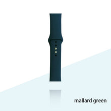 Load image into Gallery viewer, Silicone Strap For Apple Watch Bracelet 44mm 40mm 38mm 42 Mm Watchband For Apple Watch Band Correa Iwatch Series 6 Se 5 4 3 7