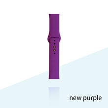 Load image into Gallery viewer, Silicone Strap For Apple Watch Bracelet 44mm 40mm 38mm 42 Mm Watchband For Apple Watch Band Correa Iwatch Series 6 Se 5 4 3 7
