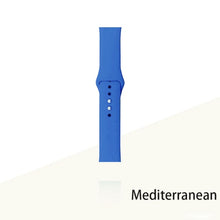Load image into Gallery viewer, Silicone Strap For Apple Watch Bracelet 44mm 40mm 38mm 42 Mm Watchband For Apple Watch Band Correa Iwatch Series 6 Se 5 4 3 7